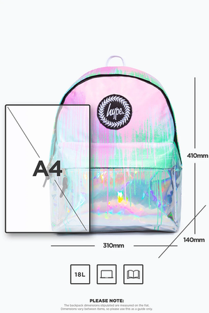 HOLOGRAPHIC DRIP BACKPACK